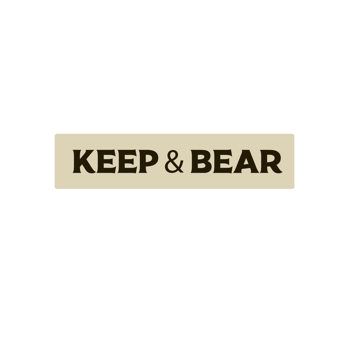 Keep & Bear Sticker